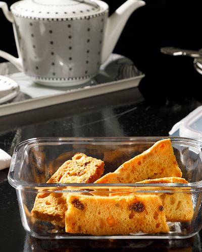 Pure Кутия За Съхранение Правоъгълен Стъкло 750 мл Бордо