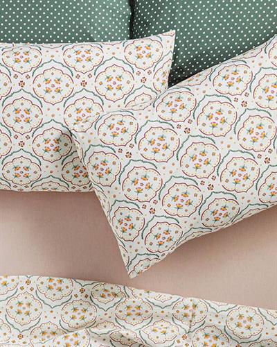 Pure Bouquets Easy Iron 2 Set Pillowcase 50x70 cm Pink