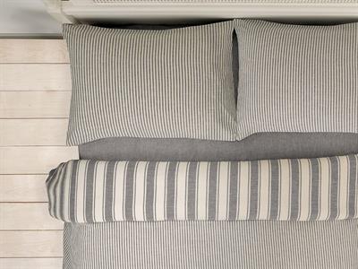 Pure Cotton СПАЛНО БЕЛЬО КОМПЛЕ Двоен човек Памучна боядисана прежда 200x220 cm Gray