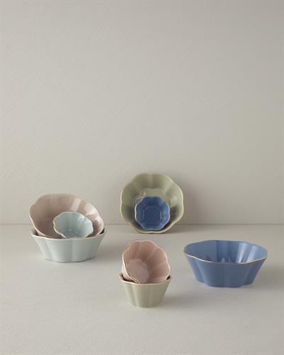 Pure Flower Купа Порцелан 18 см Син