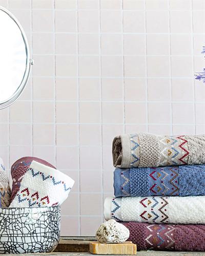 Pure Ikat Кърпа За Ръце Жакардов 30x45 см Кремав