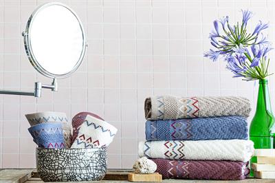 Pure Ikat ХАВЛИИ ЗА РЪЦЕ Жакардов 30x45 cm İndigo