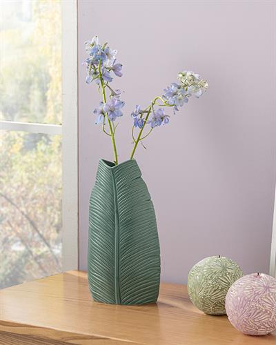 Pure Leaves Ваза 13.5x8.5x25.2 см Зелен