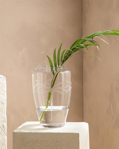 Pure Palm Ваза Стъкло 18x18x26 см Прозрачен