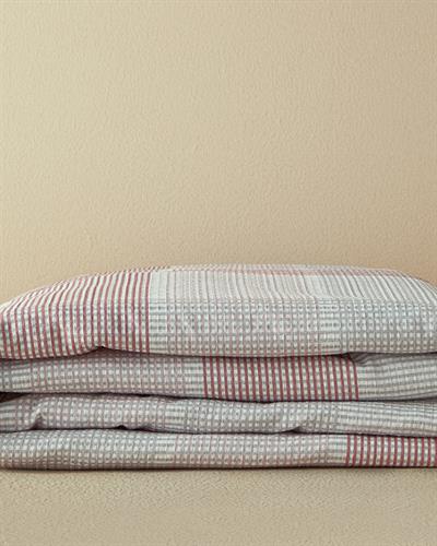 Pure Plaid Одеяло Пике Двоен С щампа 200x220 см Розов