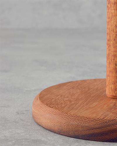 Pure Wooden Поставка За Хартиени Кърпи Стойка за кухненска хартия 28 см Кафяв