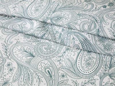 Pureshawl Покривка Единичен Размер, Отпечатан, Селедон, 150 X 220 Cm