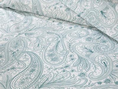 PureShawl СПАЛНО БЕЛЬО КОМПЛЕ Двоен човек Памучен 200x220 cm Seledon,