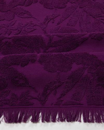 Purple Кърпа За Плаж Жакардов 80x150 cm Виолетов..