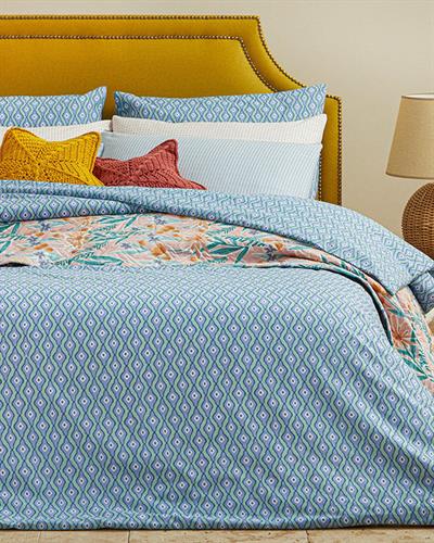 Quarto Спално Бельо Двоен Размер, Лесно За Гладене, Синьо, 200 X 220 Cm