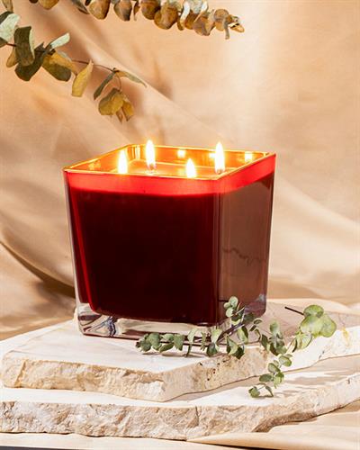 Quentin Scented Candle 760 g Claret Red