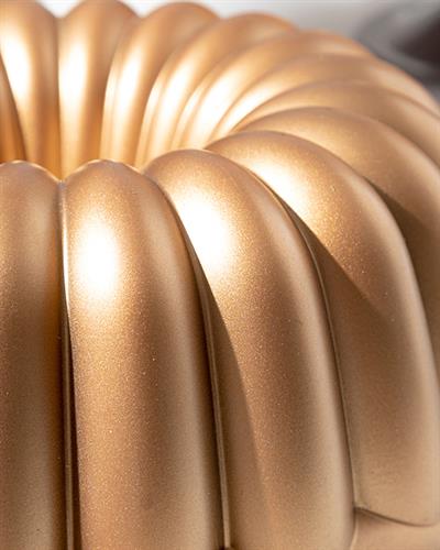 Quinn Форма За Кекс Лят гранит 25 см Златен