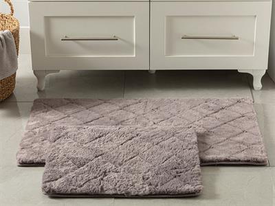 Rabbit ПОСТЕЛКА ЗА БАНЯ КО Полиестер 60x100 - 50x60 cm Тъмен Дамсън