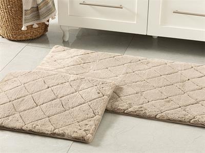 Rabbit ПОСТЕЛКА ЗА БАНЯ КО Полиестер 60x100 - 50x60 cm Beige