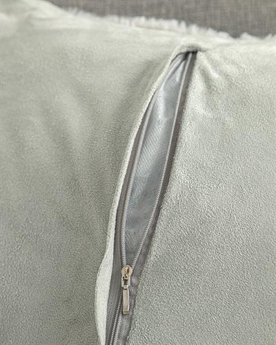 Rabbit Grid Декоративна Калъфка За Възглавница Полиестер, Сиво, 45 X 45 Cm