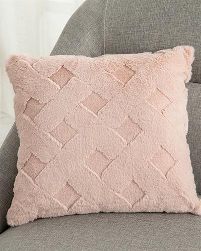 Rabbit Grid Декоративна Калъфка За Възглавница Полиестер, Прах, 45 X 45 Cm