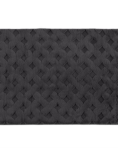 Rabbit Grid Polyestere Carpet 80x150 cm Anthracite