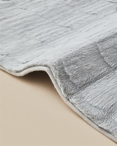 Rabbit Wave Килим Полиестер, Сиво, 120 X 180 Cm