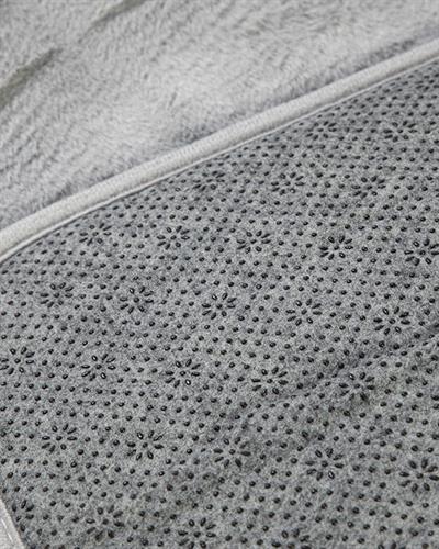 Rabbit Wave Килим Полиестер, Сиво, 80 X 150 Cm