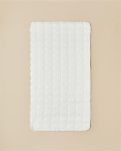 Rabbit Wave Polyestere Carpet 80x150 cm White