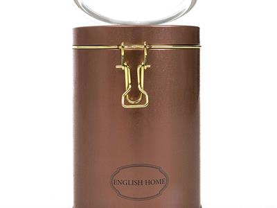 Ramo КУТИЯ ЗА СЪХРАНЕНИЕ Кръгъл с керамичен капак Метален 10,5x15,0 cm Pink