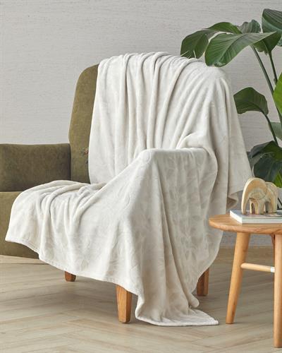 Ramona Тв Одеяло Супер мек жакардов 120x160 см Кремав