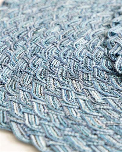 Ramona Американзки Сервиз 2Бр., Полиестер, Синьо, 38 Cm