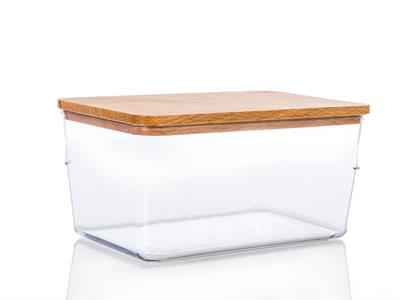 Randa КУТИЯ ЗА СЪХРАНЕНИЕ Правоъгълно голямо Дървен 1,7L Wood