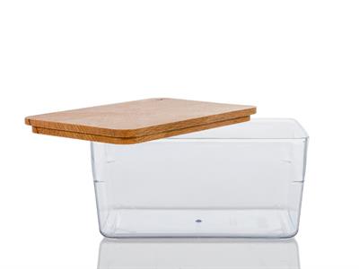 Randa КУТИЯ ЗА СЪХРАНЕНИЕ Правоъгълно голямо Дървен 1,7L Wood