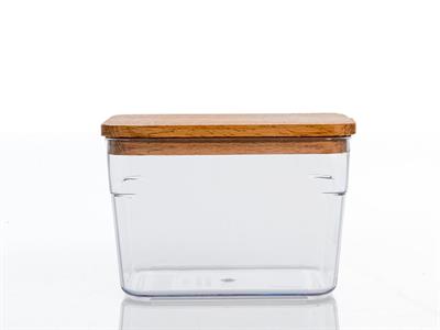 Randa КУТИЯ ЗА СЪХРАНЕНИЕ Правоъгълен малък Дървен 700 ml Wood