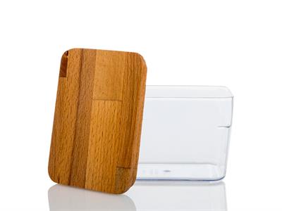 Randa КУТИЯ ЗА СЪХРАНЕНИЕ Правоъгълен малък Дървен 700 ml Wood