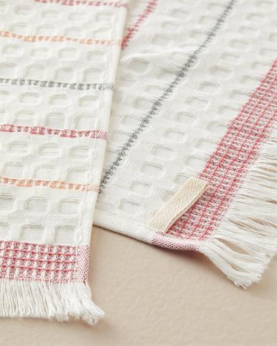 Ranna Кърпа За Сушене Сплескан Памук 30x50 см Кремав