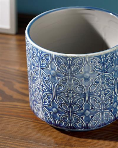 Rayu Саксия Керамика 12,5x14x14 см Син