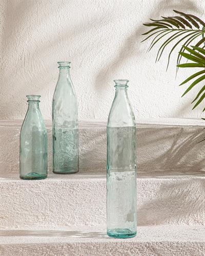 Recycled Bottle Ваза Стъкло, Зелено, 0