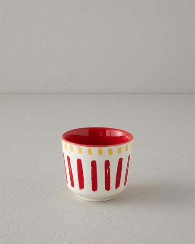 Чаша 2 бр. Каменна керамика 270 ml Червен