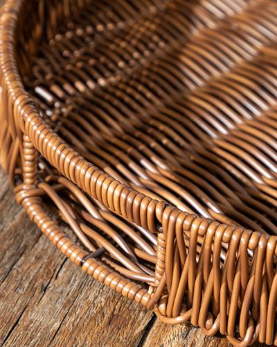 Regina Табла Rattan, Кафяво, 42 X 31 Cm