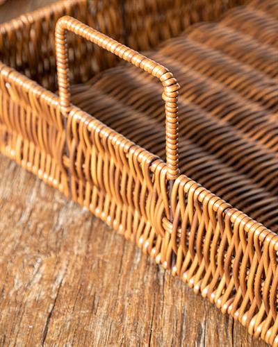 Regis Табла Rattan, Кафяво, 40 X 30 Cm