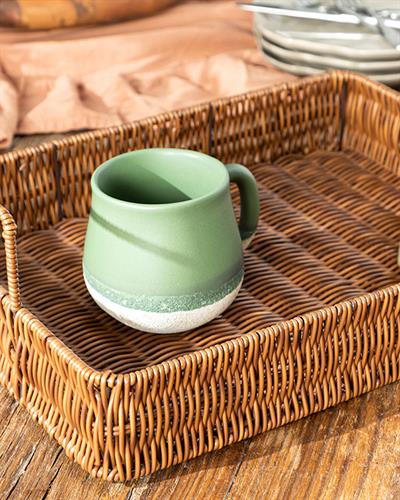 Regis Табла Rattan, Кафяво, 40 X 30 Cm