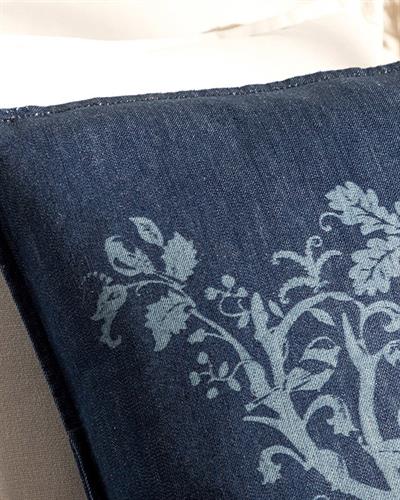 Reindeer Denim Cushion Cover 45x45 cm İndigo