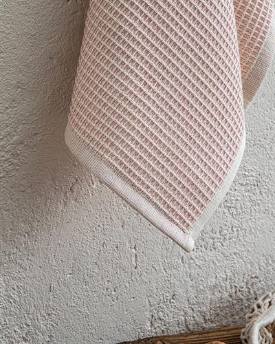 Relief Кърпа За Изсушаване Памучен, Розово, 30 X 50 Cm