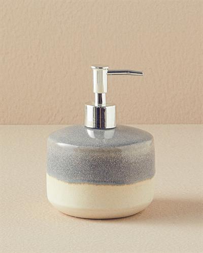 Renne Комплект За Баня 3 бр. Керамика 11x15+7,5x10,5+11x2,5 см Екрю - Син