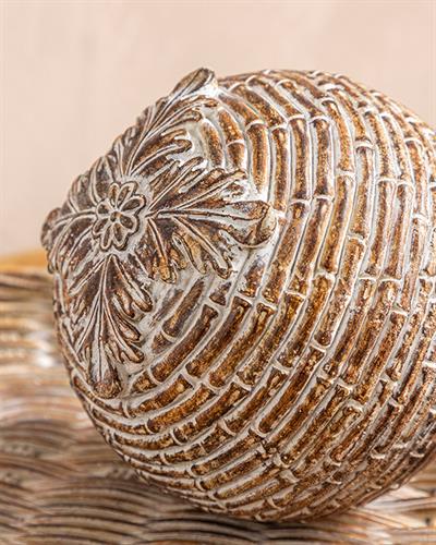 Reny Декоративен Предмет Полирезин, Кафяво, 10,5 X 10,5 X 10,5 Cm