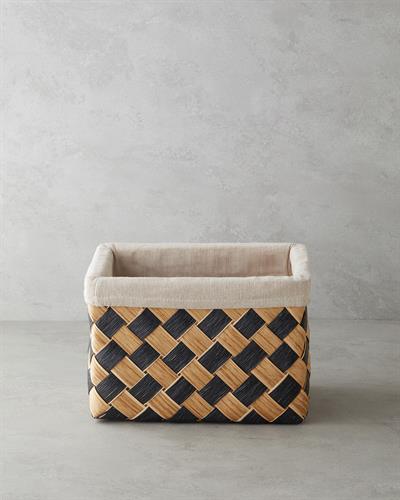 Resta Кошница 19x18см Натурален - Черен