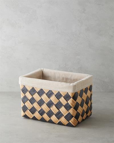 Resta Кошница 19x18см Натурален - Черен