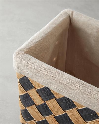 Resta Кошница 19x18см Натурален - Черен