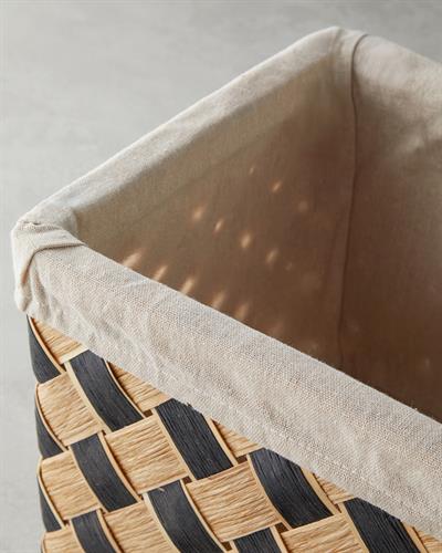 Resta Кошница 24x21,5 см Натурален - Черен