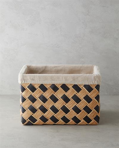 Resta Кошница 24x21,5 см Натурален - Черен