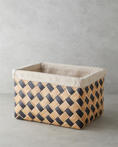 Resta Кошница 24x21,5 см Натурален - Черен