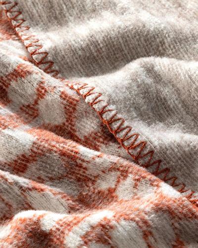 Retro ОДЕАЛО Единичен Памучен 150x200 cm Оранжев