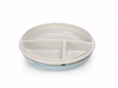 Retro КУТИЯ ЗА СЪХРАНЕНИЕ С 3 отделения Пластмасов Blue.